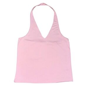 Women’s Baby Pink Halter Neck Top Size L
